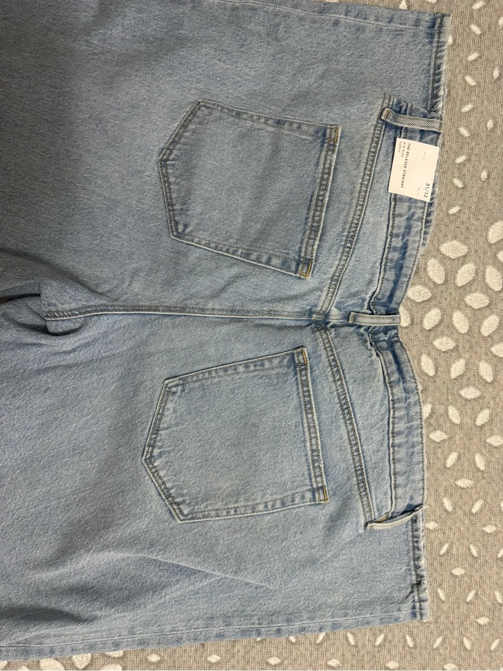 LOFT Women's Light Wash Blue Mid-Rise Jeans - Picture 2 of 4